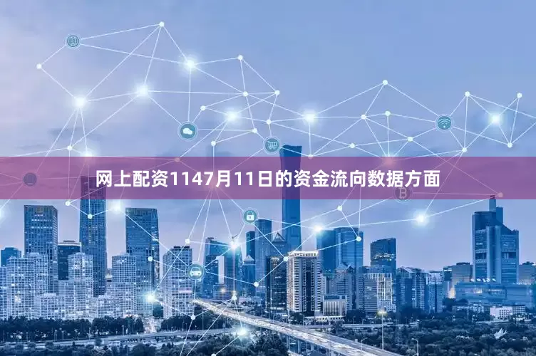 网上配资1147月11日的资金流向数据方面